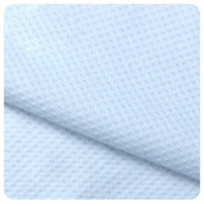 JS-SL  再生布料  蜂巢布 運動毛巾  RPET  成分：45%再生聚酯纖維  55%改性聚酯纖維 側面照